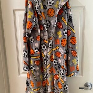 Sports Gray Hooded Robe Prince of Sleep